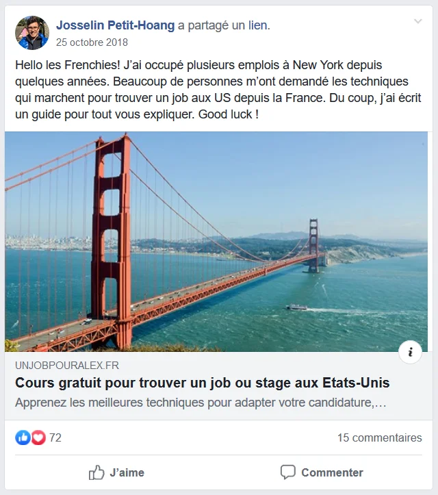 Josselin donne un exemple pour tester une idée de side-business
