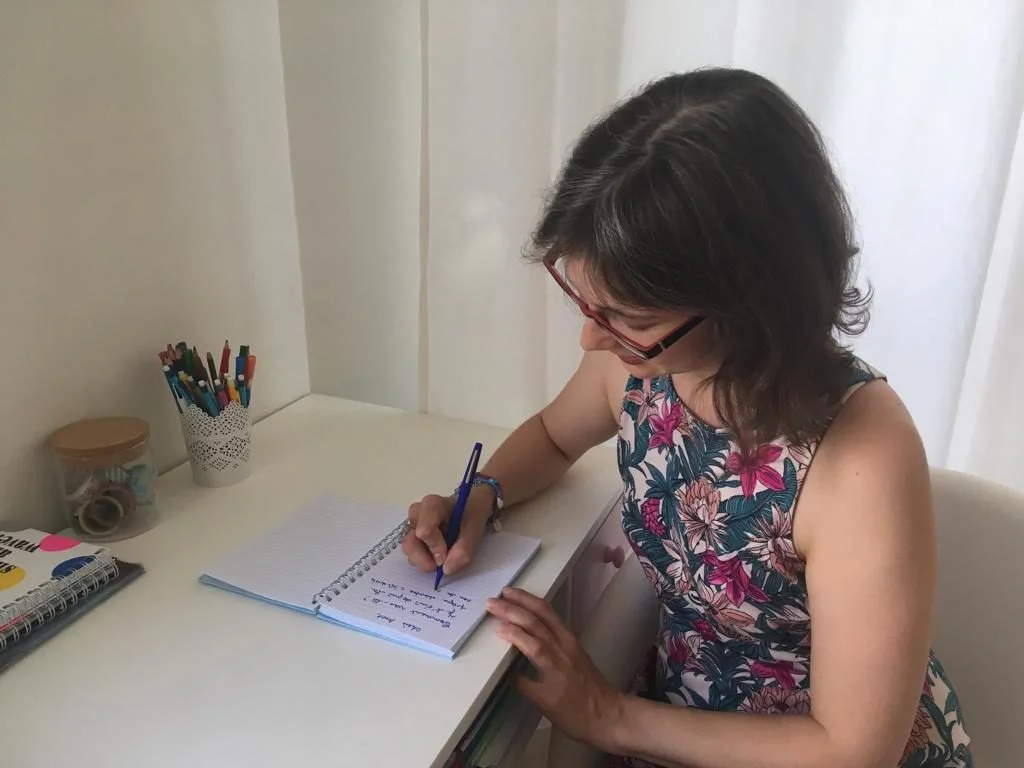 Cécile prépare un coaching scolaire